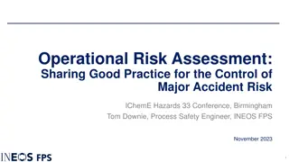 Operational Risk Assessment for Major Accident Control: Insights from IChemE Hazards 33 Conference
