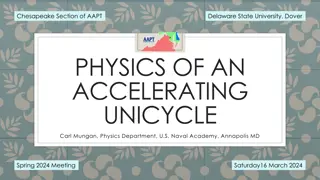 The Physics of an Accelerating Unicycle