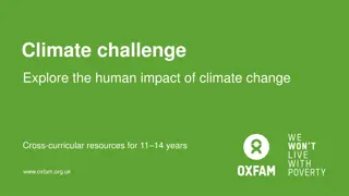 Unpacking the Human Impact of Climate Change: Resources for 11-14-Year-Olds