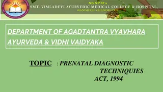 Understanding the Prenatal Diagnostics Techniques Act of 1994 in India