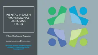Improving Mental Health Professional Licensing: Addressing Barriers and Enhancing Equitability