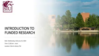 Introduction to Funded Research Seminar