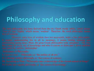 Understanding the Essence of Philosophy: Love of Wisdom and Pursuit of Knowledge