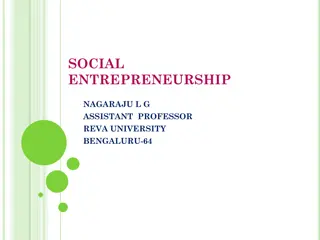 Social Entrepreneurship, Social Enterprise, and Social Innovation