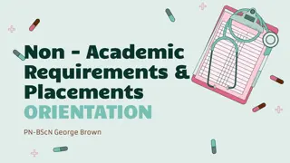 Understanding Non-Academic Requirements (NARs) for Clinical Placements at George Brown