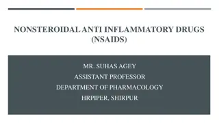 Nonsteroidal Anti-Inflammatory Drugs (NSAIDs) and Their Pharmacology