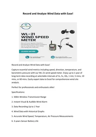 Record and Analyze Wind Data with Ease!