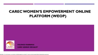Empowering Women Across the CAREC Region through WEOP