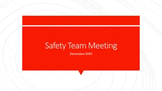 Safety Team Meeting and Emergency Drill Planning