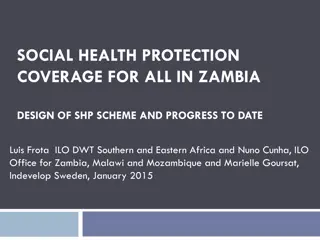 Designing a Social Health Protection Scheme for All in Zambia