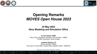 Navy Modeling and Simulation Office Open House 2023 Overview