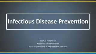 Update on Infectious Disease Prevention and H5N1 Vaccine Production