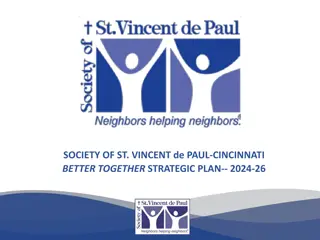 St. Vincent de Paul Cincinnati Strategic Plan 2024-26 Overview