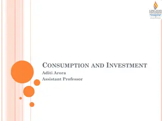 Consumption, Saving, and Investment in Economics