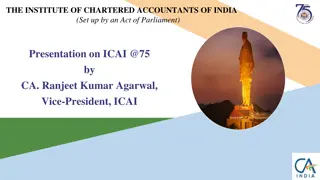 Evolution of the Institute of Chartered Accountants of India