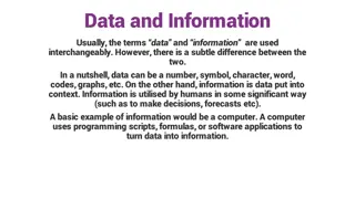 Understanding the Distinction Between Data and Information