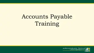 Accounts Payable Procedures and Documentation Overview