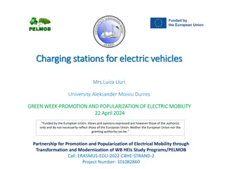 Implementation of Electric Vehicle Charging Stations in Albania: PELMOB Project