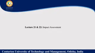 Impact Assessment in Training and Capacity Building at Centurion University