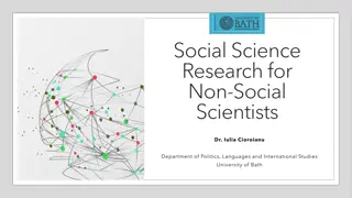 Social Science Research for Non-Social Scientists at University of Bath