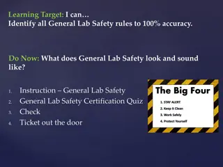 General Lab Safety Rules Overview