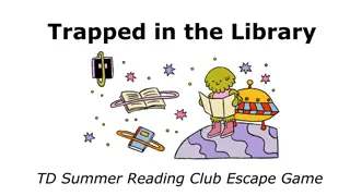 Trapped in the Library - Summer Reading Club Escape Game