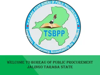 Bureau of Public Procurement in Jalingo, Taraba State - Ensuring Transparency and Accountability