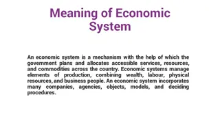 Understanding Economic Systems and Sectors