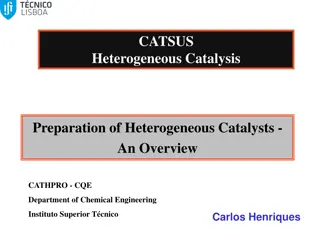 Overview of Heterogeneous Catalysis and Catalyst Preparation