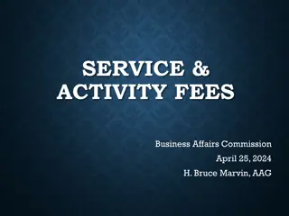 Service & Activity Fees in Business Affairs Commission