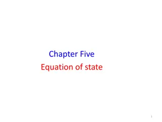Equations of State in Thermodynamics