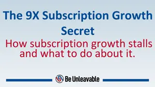 Unveiling the Secrets of Subscription Growth and Retention Strategies