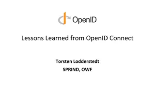 Insights from OpenID Connect Success