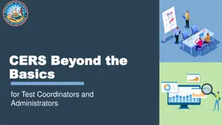 Comprehensive Guide to CERS Administration for Test Coordinators and Administrators