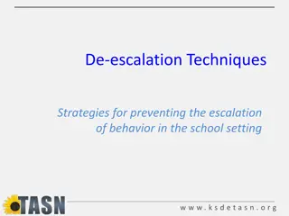 Effective De-escalation Techniques for School Settings