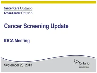 Ontario Breast Cancer Screening Program Overview