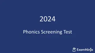 2024 Phonics Screening Test Slides