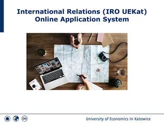 Step-by-Step Guide for Applying to the International Relations Online Application System at IRO UEKat