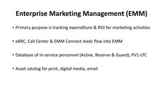 Enterprise Marketing Management (EMM) Capabilities for Effective Email Campaigns