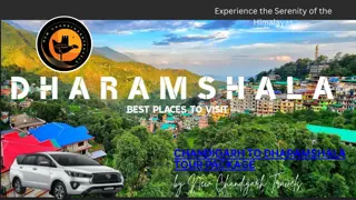 Chandigarh to Dharamshala Tour Package by new chandigarh travels