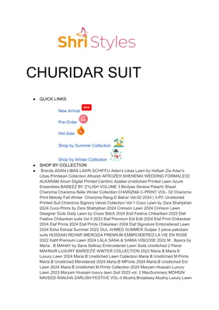 Churidar Suits_ Timeless Elegance for Every Occasion