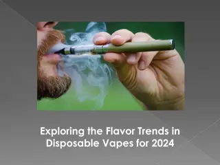 Exploring the Flavor Trends in Disposable Vapes for 2024