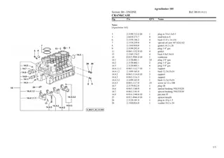 Deutz Fahr agroclimber 105 Parts Catalogue Manual Instant Download