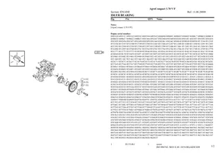 Deutz Fahr agrocompact 3.70 v  3.70 f Parts Catalogue Manual Instant Download