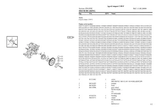 Deutz Fahr agrocompact 3.90 f Parts Catalogue Manual Instant Download