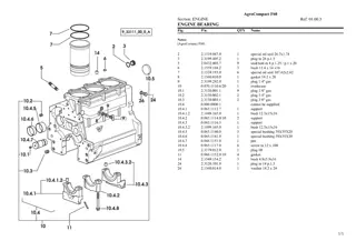 Deutz Fahr agrocompact f60 Parts Catalogue Manual Instant Download