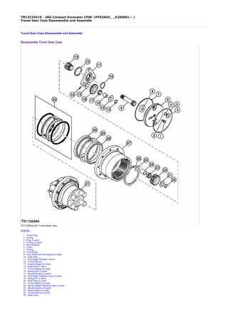 John Deere 26G (PIN 1FF026GX_ _K260001— ) Compact Excavator Service Repair Manual Instant Download (TM13324X19)