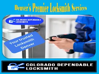 Denver's Premier Locksmith Services