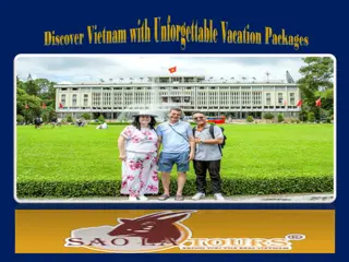 Discover Vietnam with Unforgettable Vacation Packages