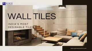 Beautify Your Space with Best Wall Tiles by Spenza Ceramics